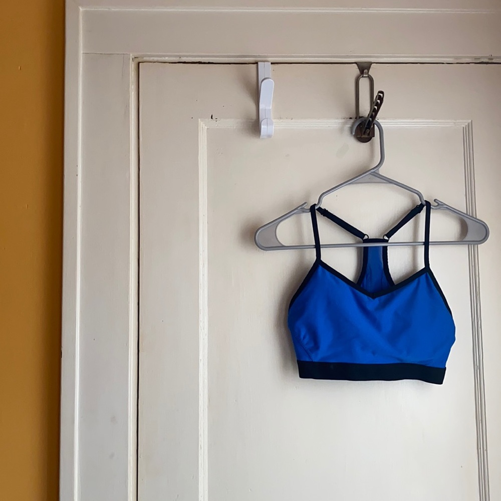 Blue Sports Bra